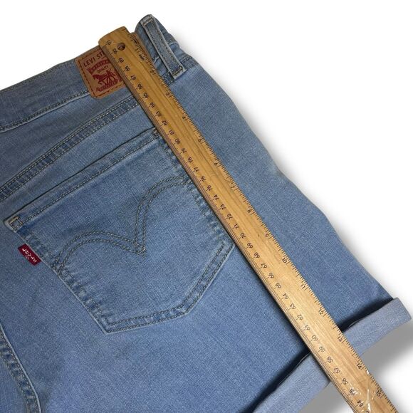 Levi's Womens 33 Denim Shorts - Picture 5 of 7